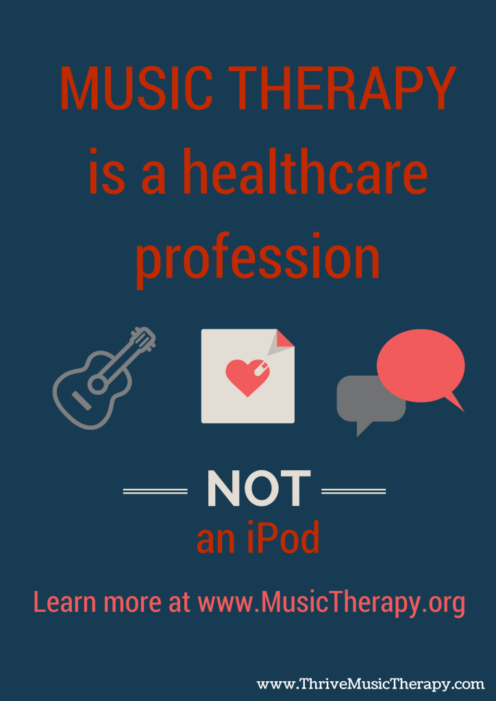 Music Therapy is not an iPod